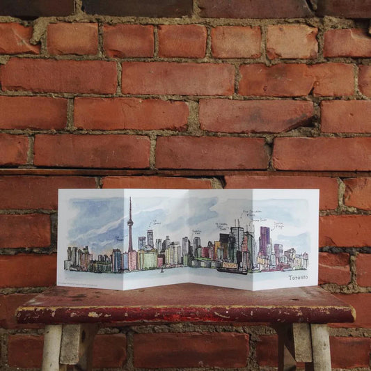 Toronto Skyline Accordion Card