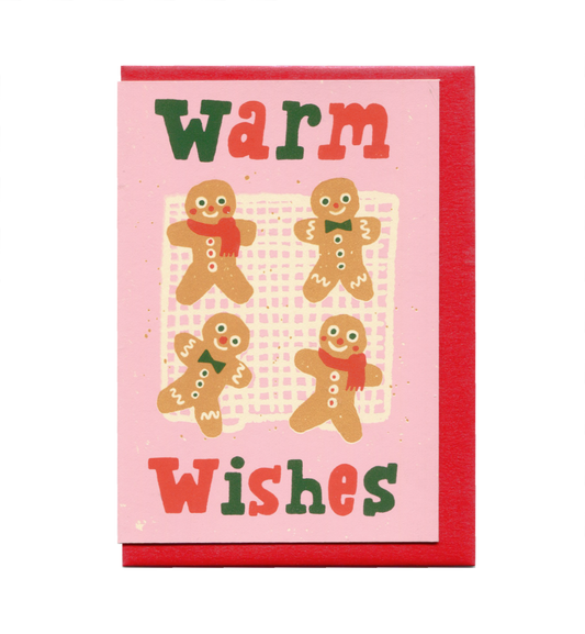 Warm Wishes Gingerbread Card