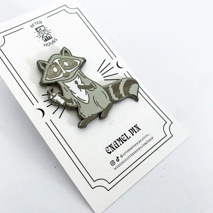 Raccoon Hard Enamel Pin