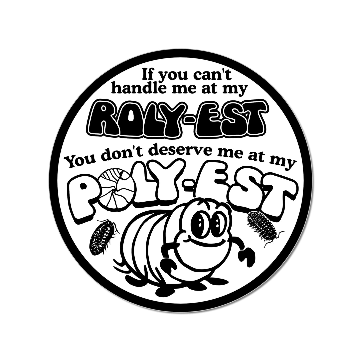 Roly-Poly Vinyl Sticker