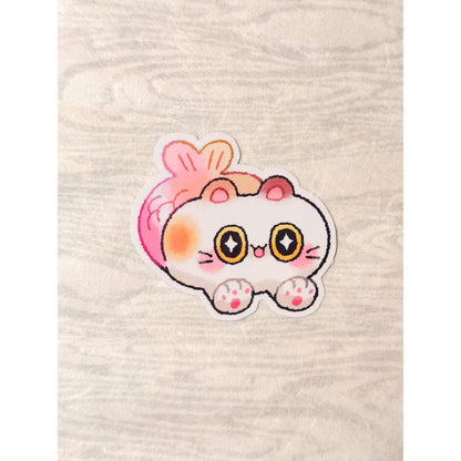 Glossy Mercat Vinyl Sticker