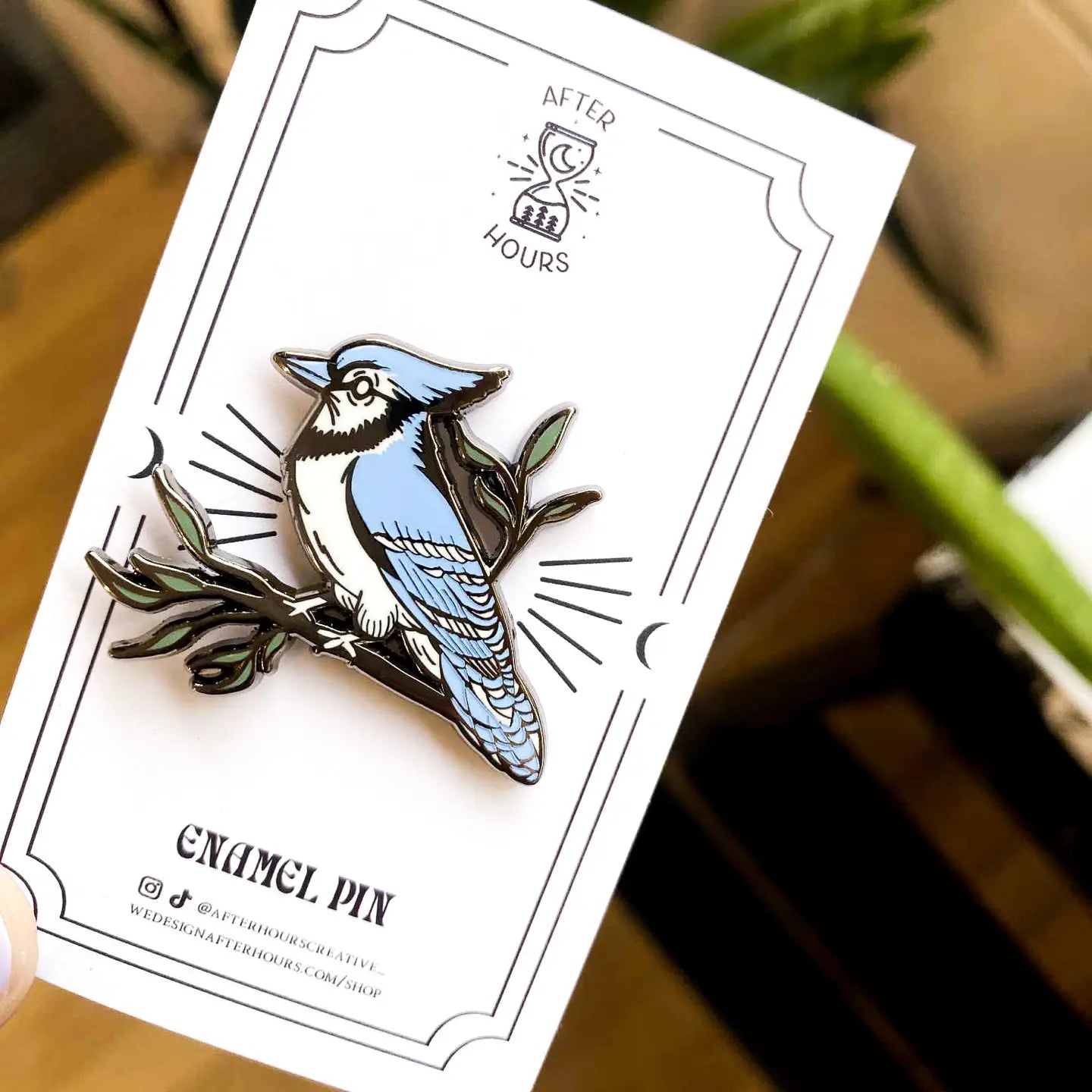 Blue Jay Hard Enamel Pin