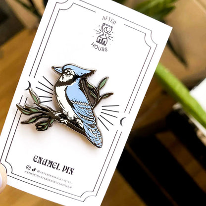 Blue Jay Hard Enamel Pin