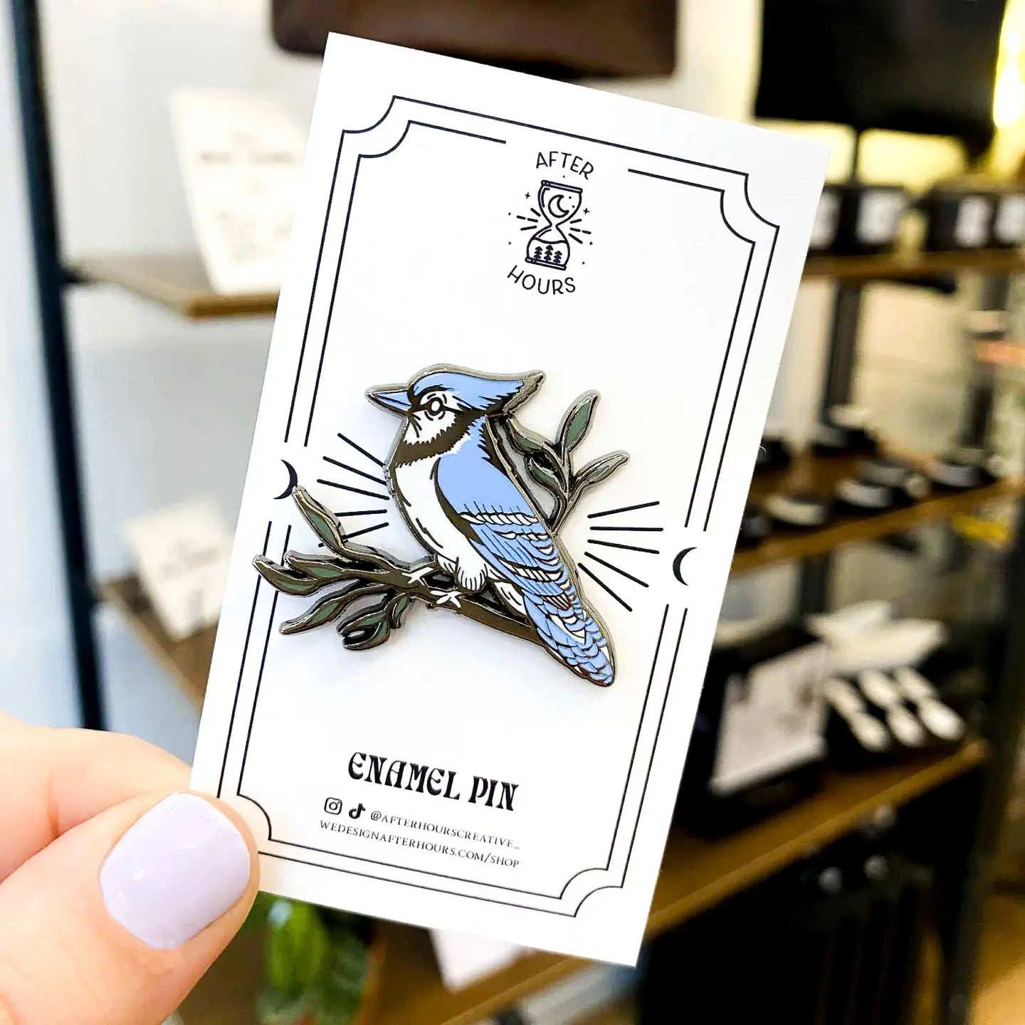 Blue Jay Hard Enamel Pin