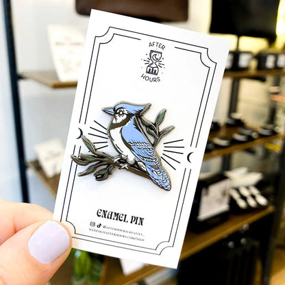 Blue Jay Hard Enamel Pin