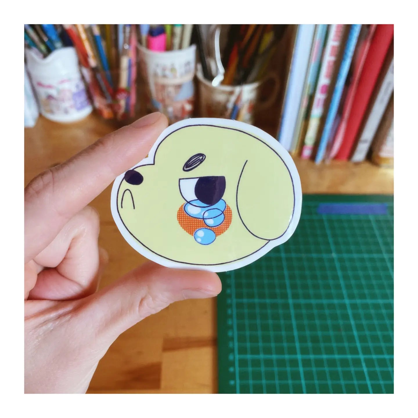 Pouty Puppy Sticker