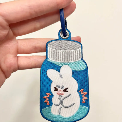 Ibuprofen Gang - Embroidered Keychain