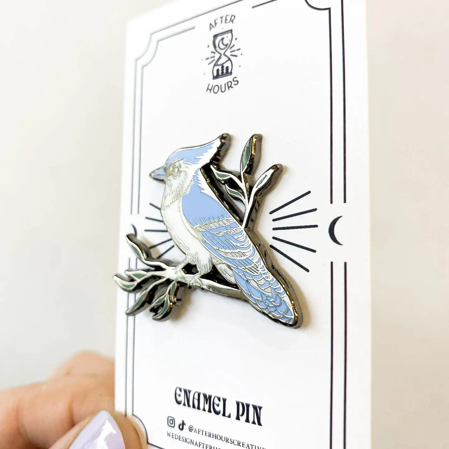 Blue Jay Hard Enamel Pin