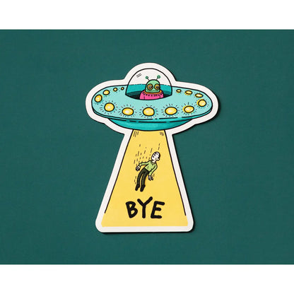 Bye Alien Abduction Magnet