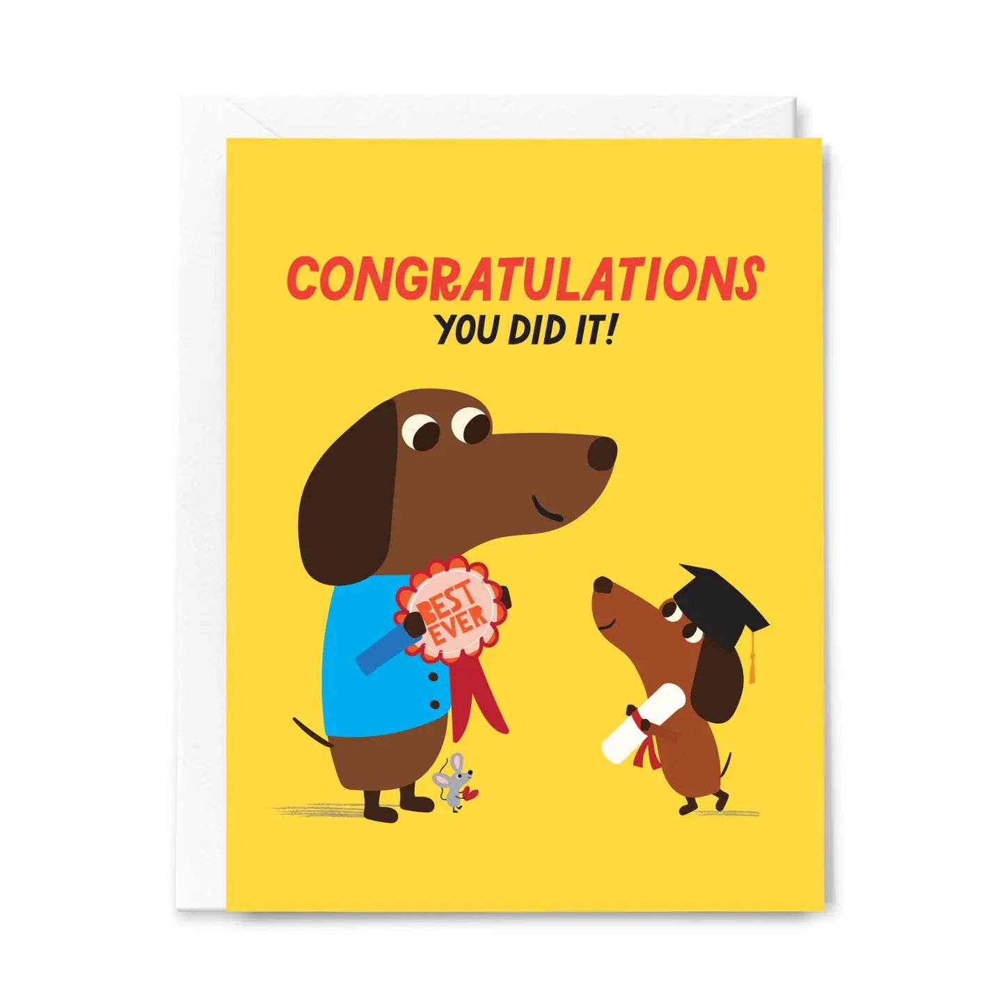 Congratulations You Did It Graduate Greeting Card