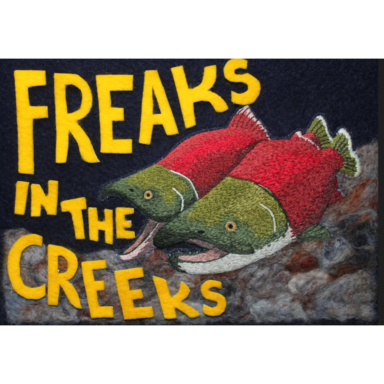 Freaks in the Creeks Sockeye Salmon - Vinyl Sticker