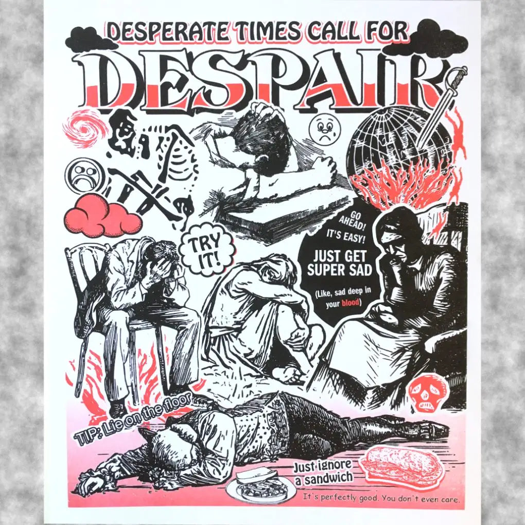 Despair Risograph Print