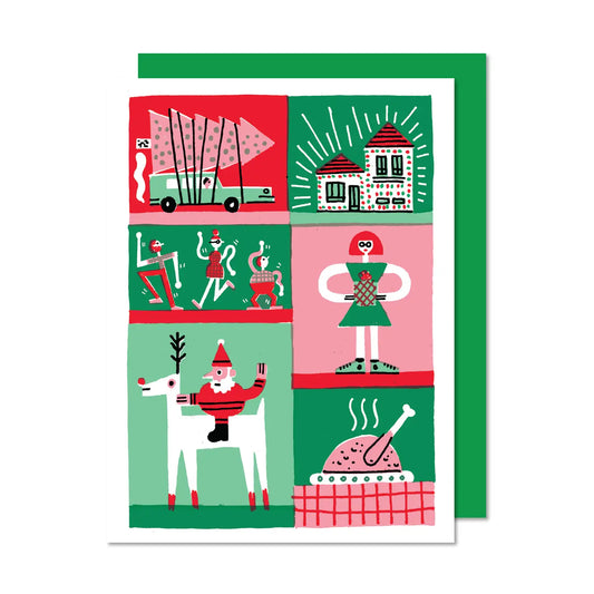 Soirée Canadienne Jaunty Party Greeting Card