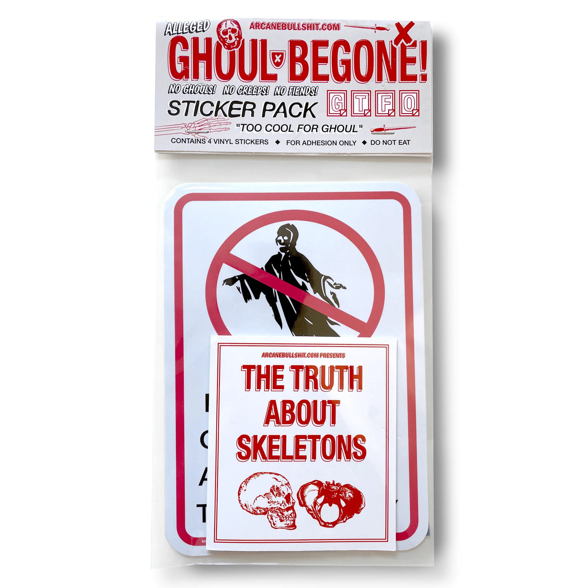 Ghoul Begone Vinyl Sticker Pack