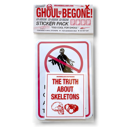 Ghoul Begone Vinyl Sticker Pack