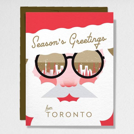 Greetings From Toronto Risograph Printed Card