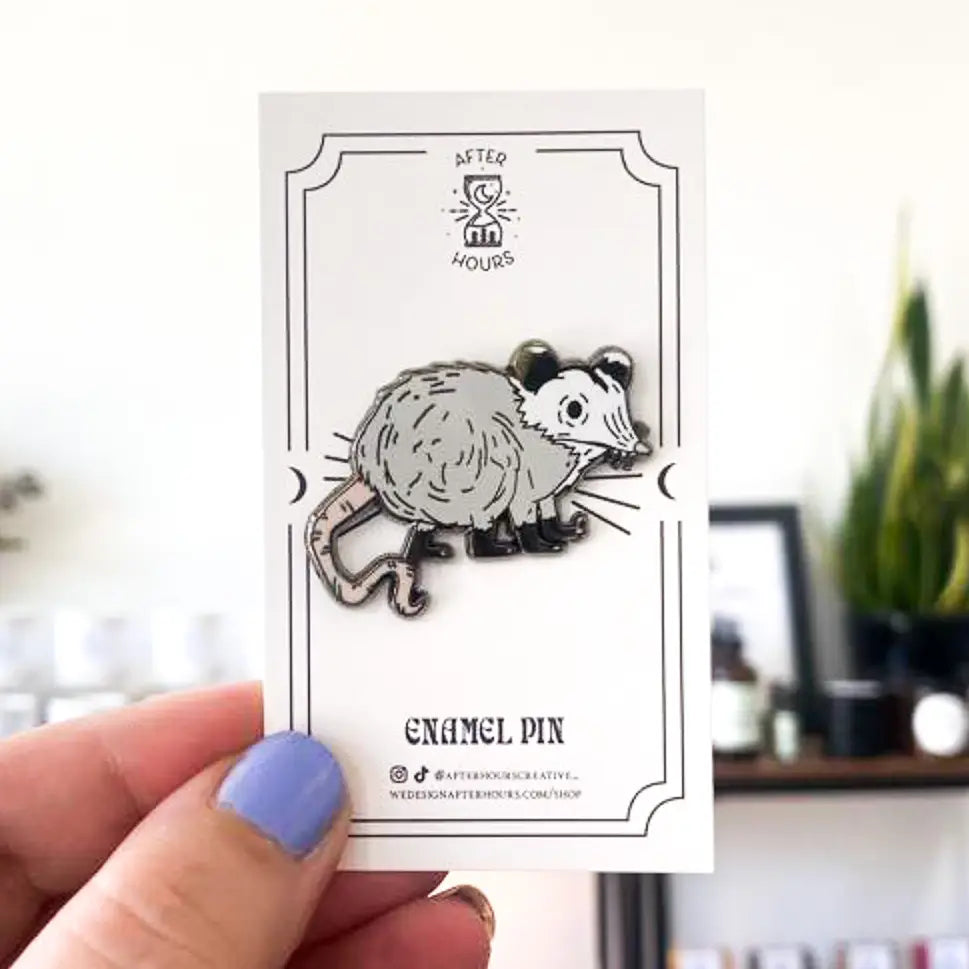 Opossum Hard Enamel Pin