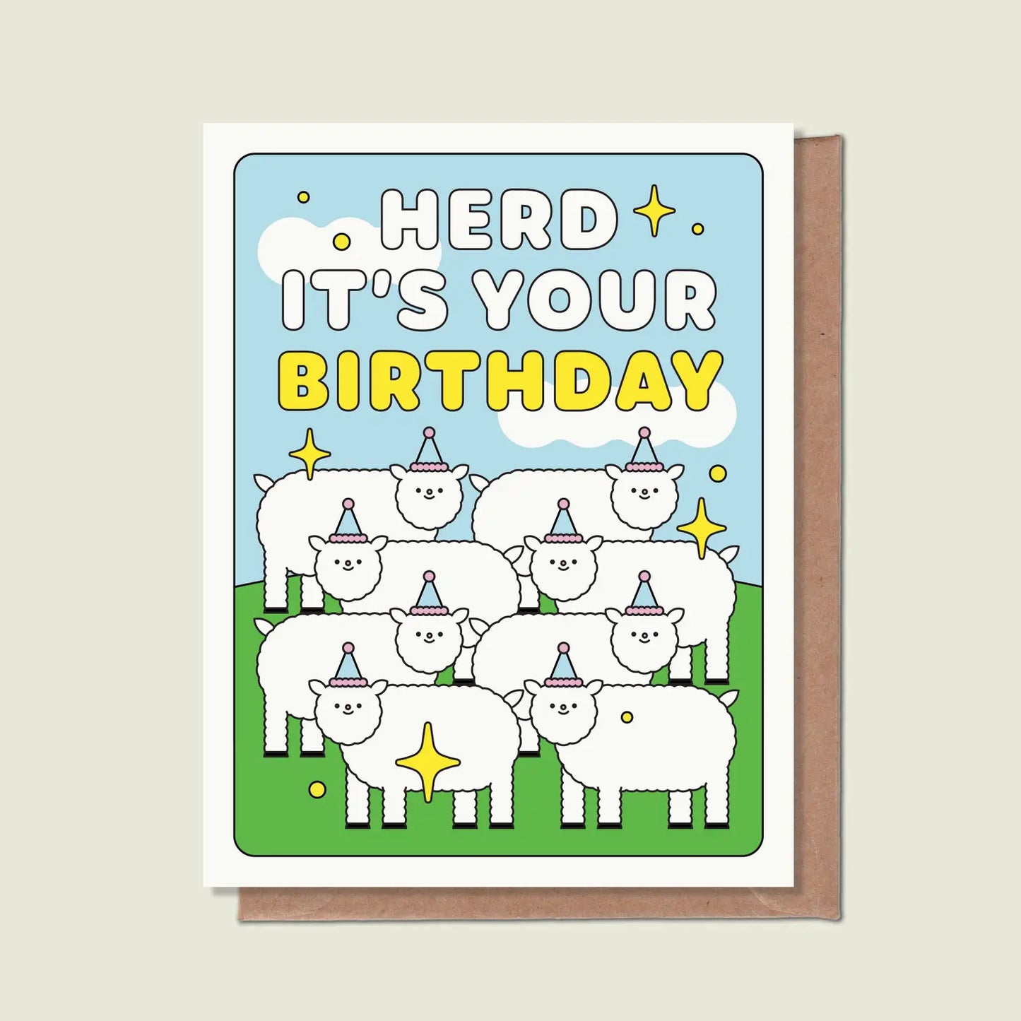 Herd It's Your Birthday Greeting Card