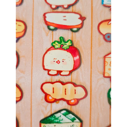 Glossy Cheese Charcuterie Magnetic Board