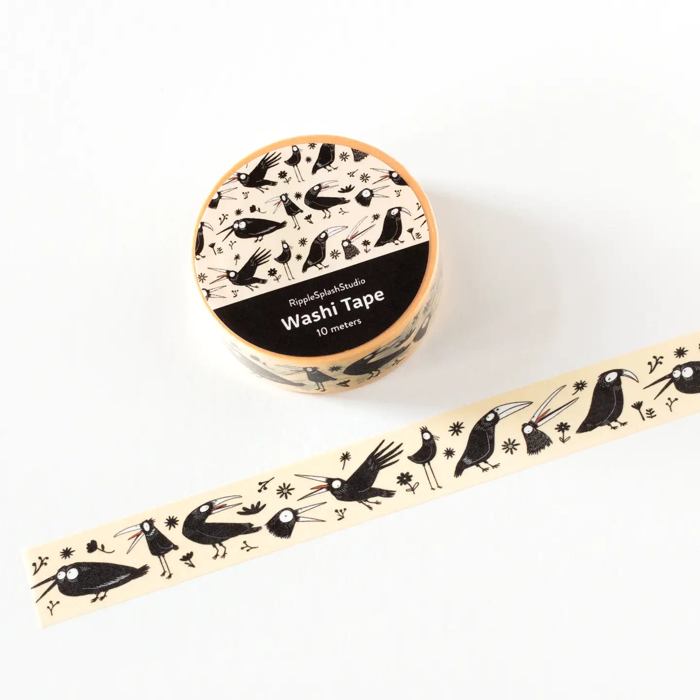 Crow Pattern Washi Tape