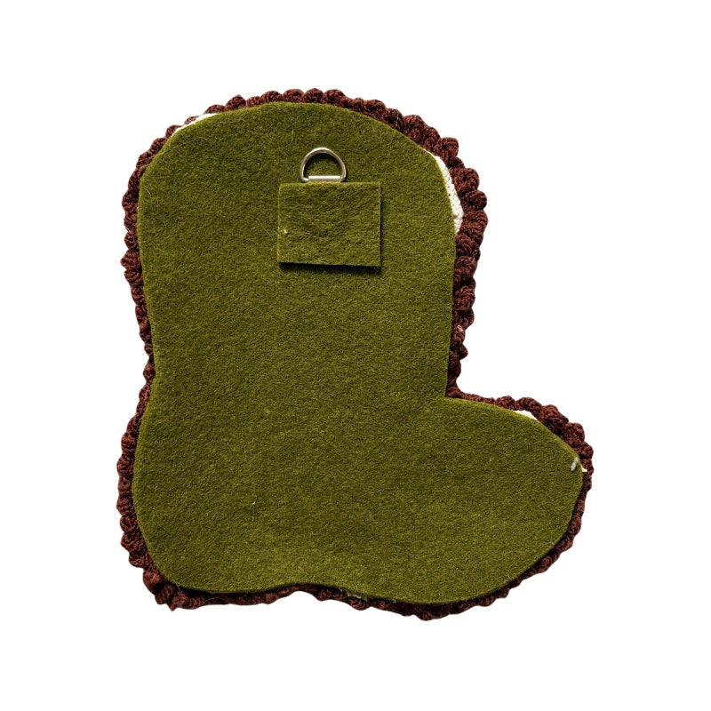 Mini Tufted Cowboy Boot