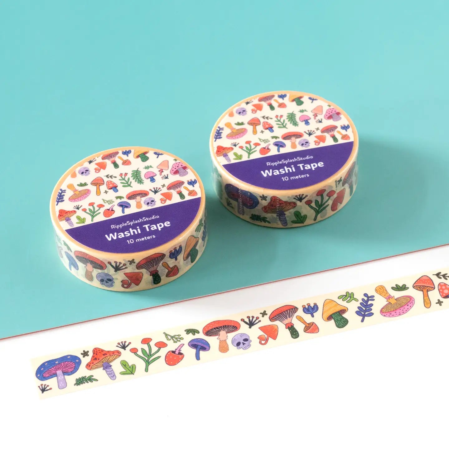 Mushroom Pattern Washi Tape