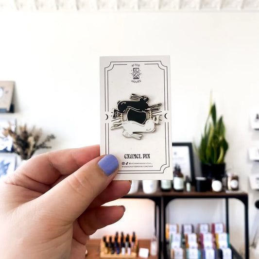 Rabbits Hard Enamel Pin