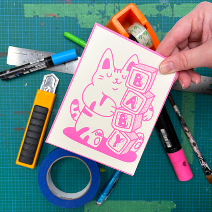 Baby Blocks Greeting Card