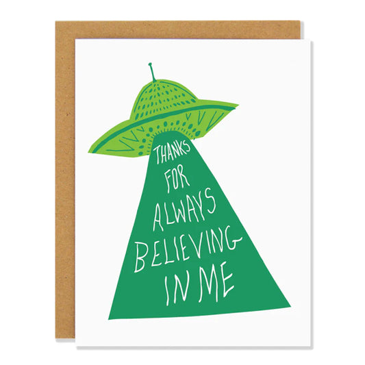 UFO Greeting Card