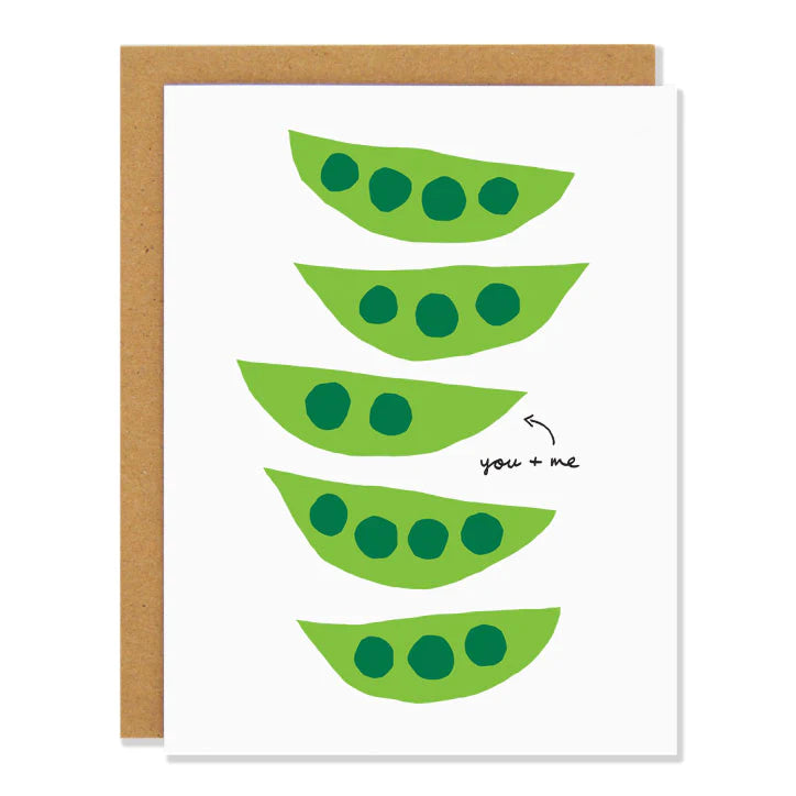 Peas in a Pod Greeting Card