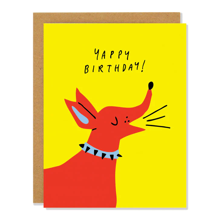 Yappy Birthday! Greeting Card