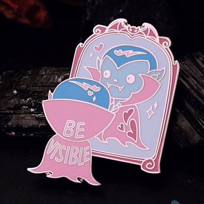 Be Visible Trans Pin