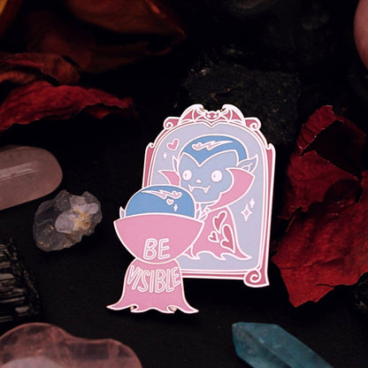 Be Visible Trans Pin