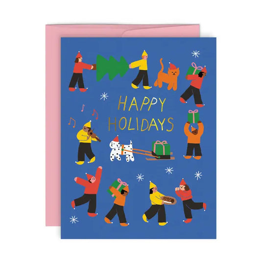 Folklore Pets and Gifts Holiday Greeting card
