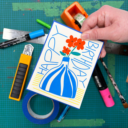 Happy Birthday Still Life Greeting Card