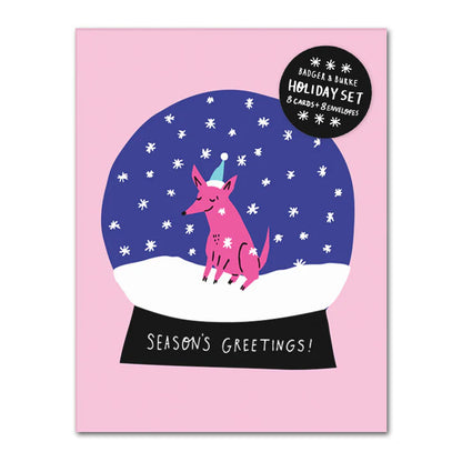 Snow Globe Greeting Card