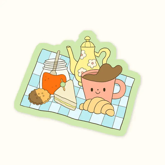 Happy Picnic Vinyl Sticker