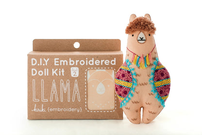 DIY Embroidered Animals Kit