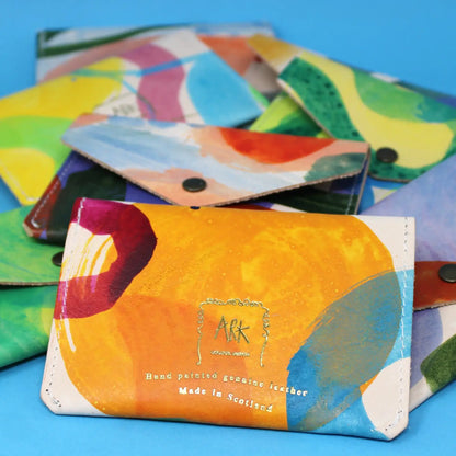 Hand-painted Popper Purse