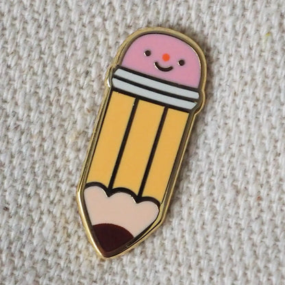Graphite Pencil • Enamel Pin