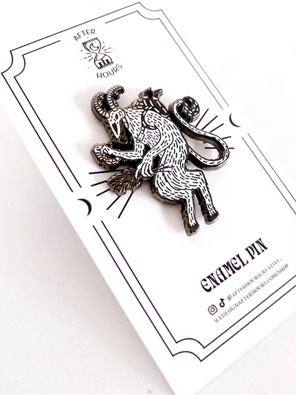Krampus Hard Enamel Pin