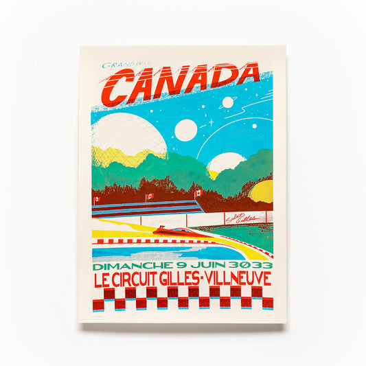 Canadian Grand Prix Screen Print