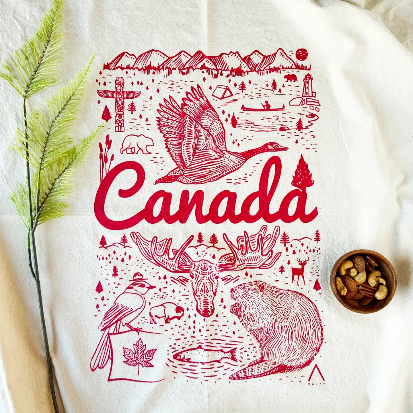 Canada Tea Towel