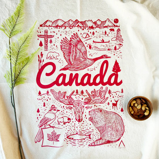 Canada Tea Towel