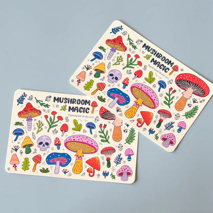Mushrooms Sticker Sheet
