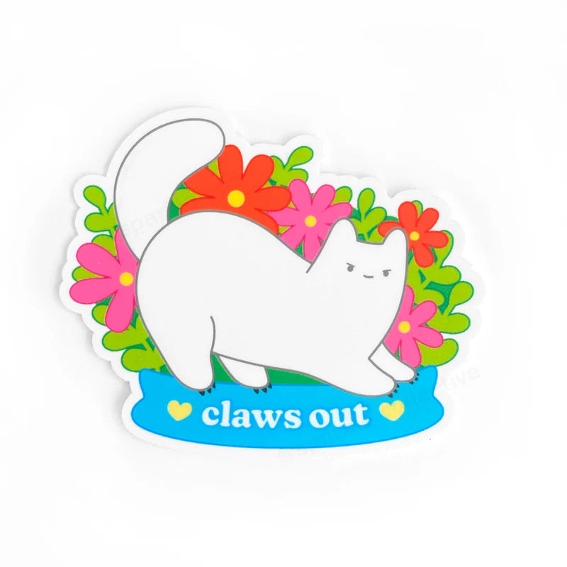 Claws Out Vinyl Sticker