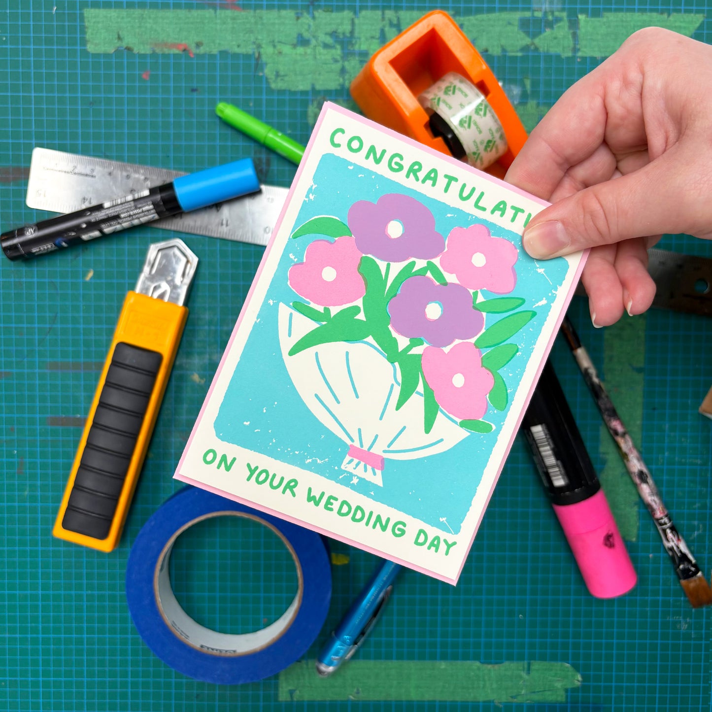 Congratulations On Your Wedding Day Greeting Card