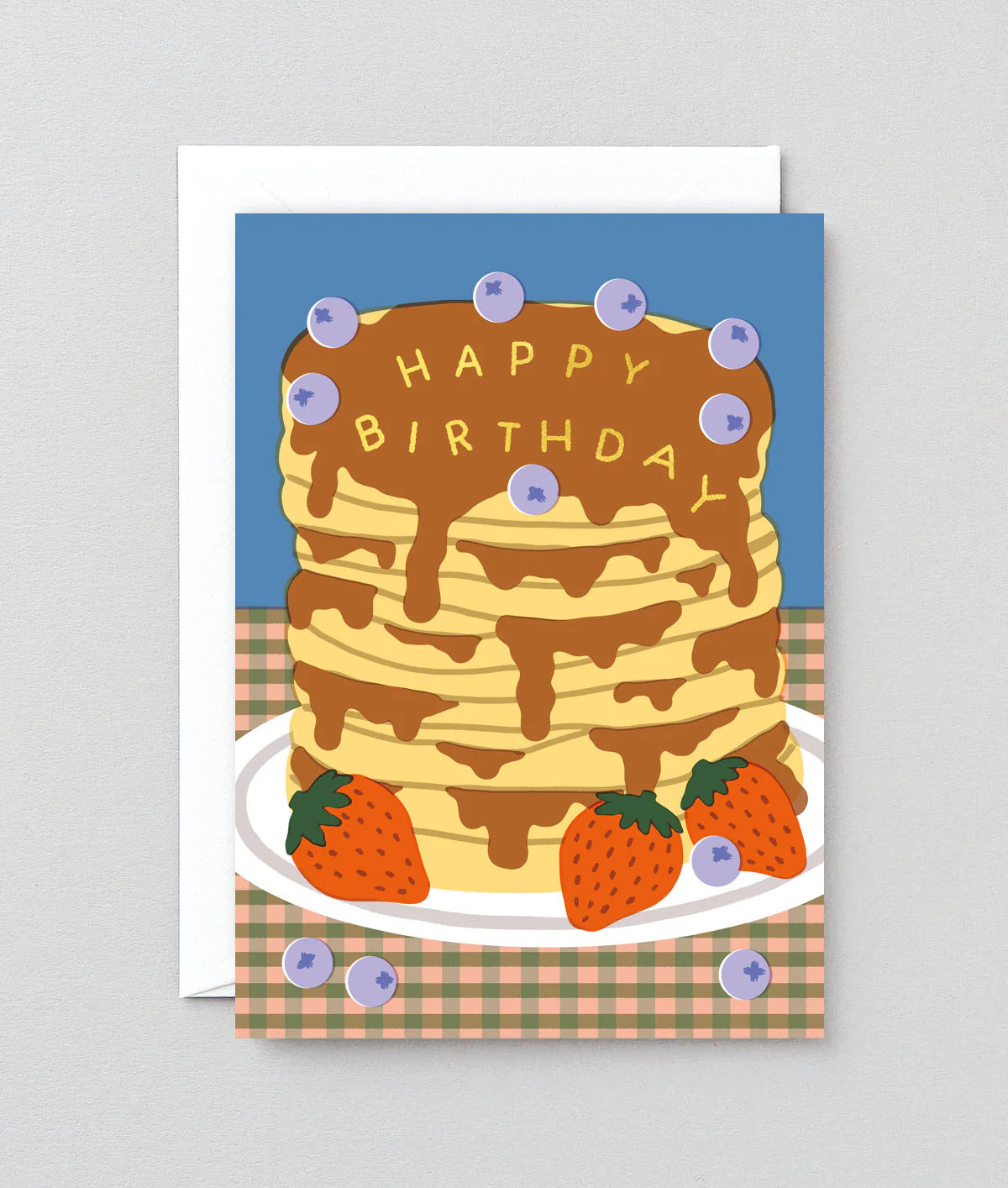 Happy Birthday Pancakes - Greeting Card