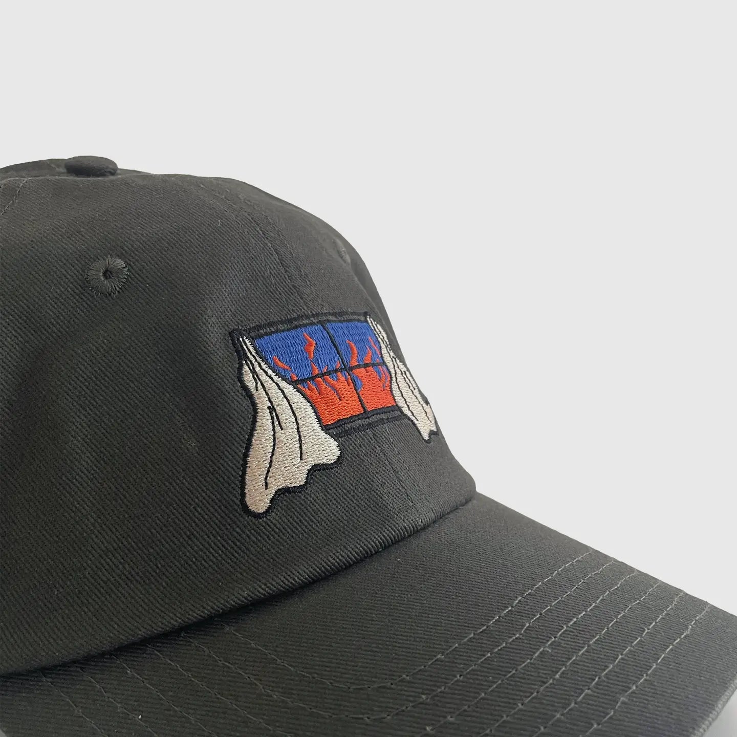 Outside in Dad Hat