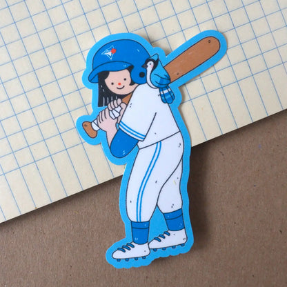 Blue Jays - Toronto Baseball Player • Die Cut Sticker